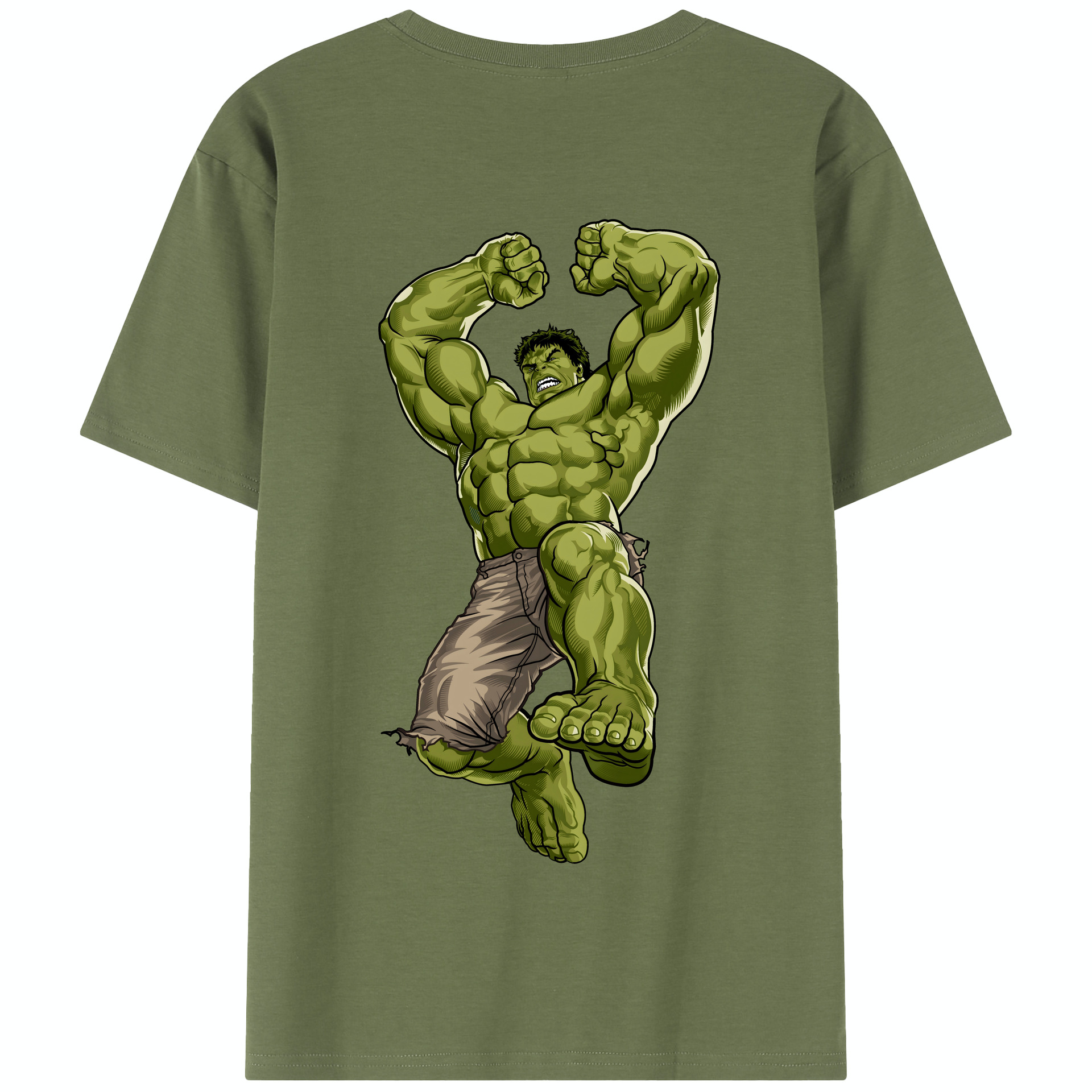 （画像用） アベンジャーズ The Avengers 綿100％半袖Tシャツ（背面プリント）